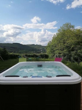 Le belvédere Mouxois, SPA privatif, vue Morvan